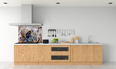 Panel do kuchyně Borůvky v koši