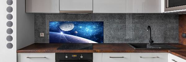 Skleněný panel do kuchyně Měsíc