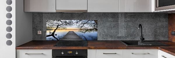 Panel do kuchyně Molo nad jezerem