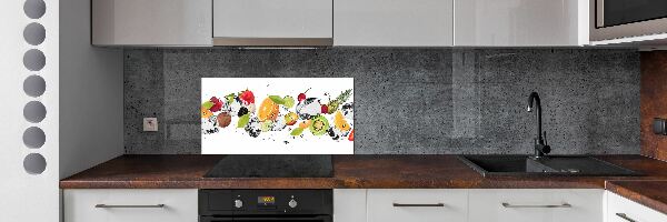 Dekorační panel sklo Ovoce a voda