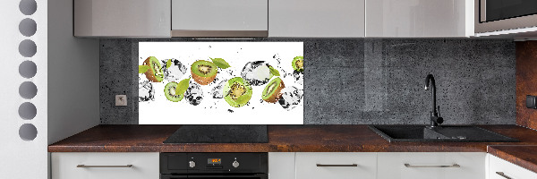 Dekorační panel sklo Kiwi a voda
