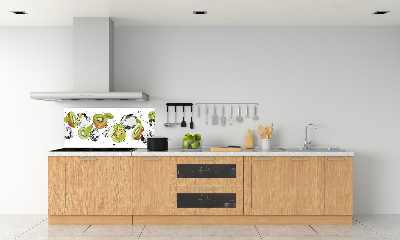 Dekorační panel sklo Kiwi a voda