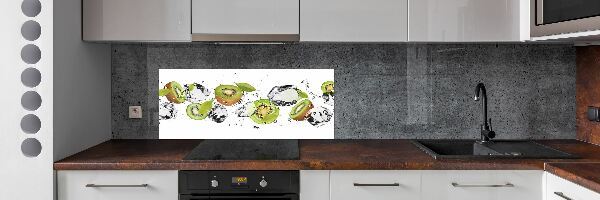 Dekorační panel sklo Kiwi a voda