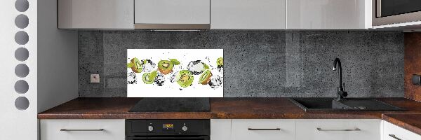 Dekorační panel sklo Kiwi a voda