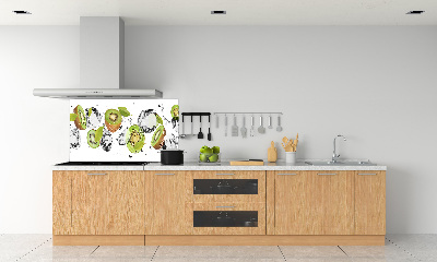 Dekorační panel sklo Kiwi a voda