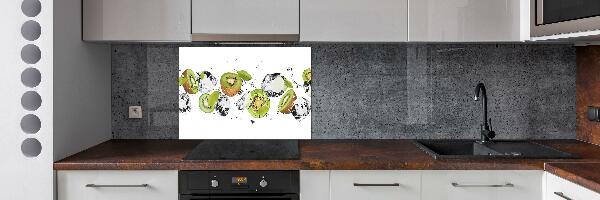 Dekorační panel sklo Kiwi a voda