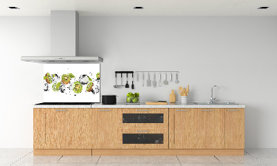 Dekorační panel sklo Kiwi a voda