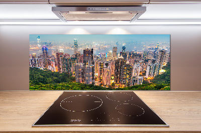 Skleněný panel do kuchynské linky Hongkong