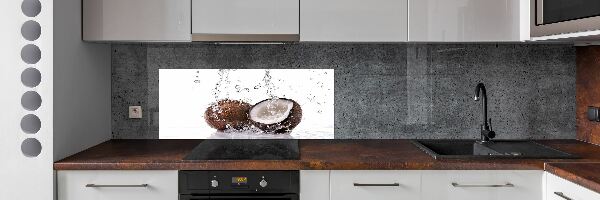 Dekorační panel sklo Kokos a voda