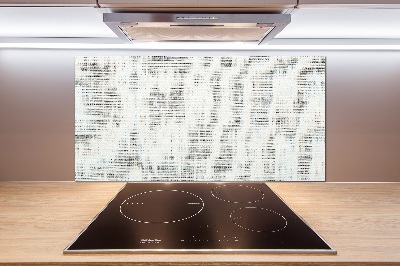 Panel lacobel Lněné bílé plátno