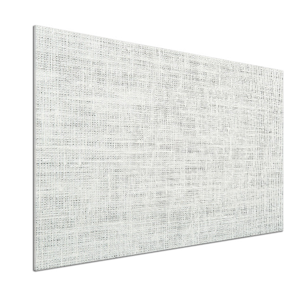 Panel lacobel Lněné bílé plátno