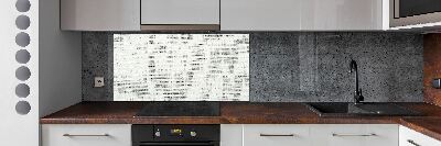 Panel lacobel Lněné bílé plátno