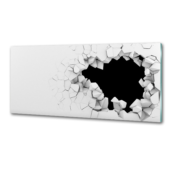 Panel do kuchyně Díra ve stěně