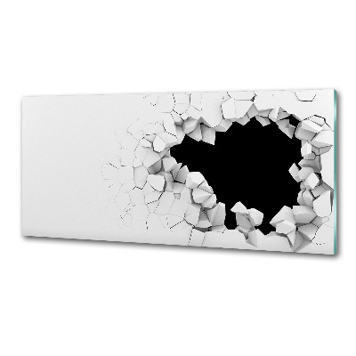 Panel do kuchyně Díra ve stěně