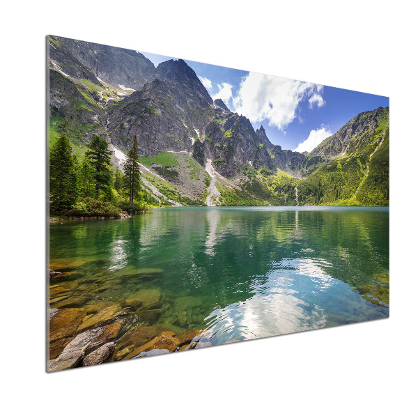 Panel do kuchyně Mořské oko Tatry