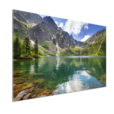 Panel do kuchyně Mořské oko Tatry