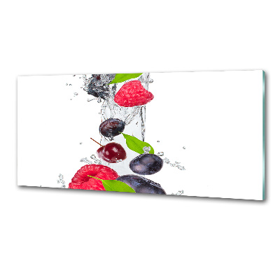 Dekorační panel sklo Ovoce a voda
