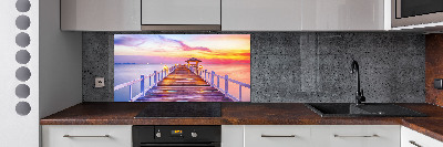 Panel do kuchyně Dřevěné molo