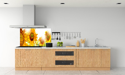 Dekorační panel sklo Slunečníky