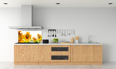 Dekorační panel sklo Slunečníky