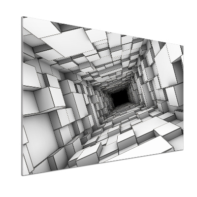 Panel do kuchyně Tunel z krychlí