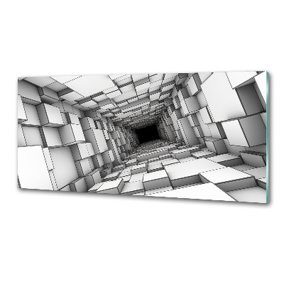Panel do kuchyně Tunel z krychlí