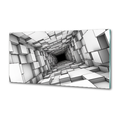 Panel do kuchyně Tunel z krychlí