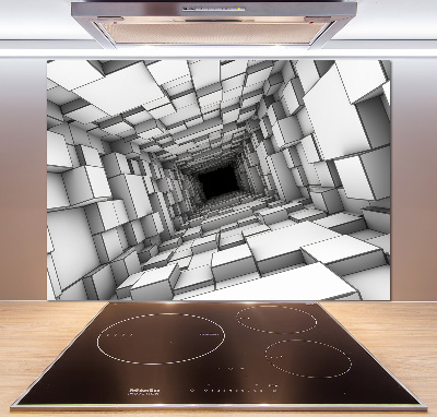 Panel do kuchyně Tunel z krychlí