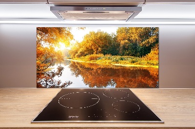 Panel do kuchyně Řeka na podzim