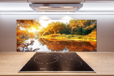 Panel do kuchyně Řeka na podzim
