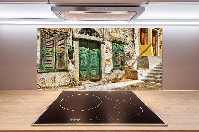 Panel do kuchyně Řecké uličky