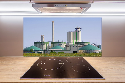 Dekorační panel sklo Bioplynová stanice