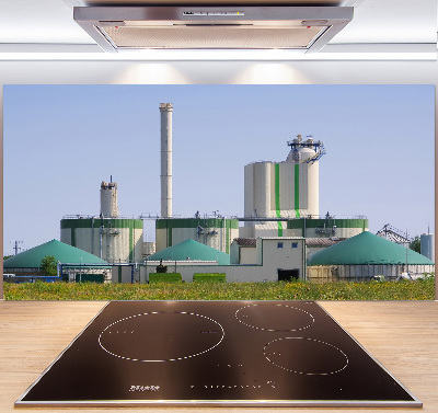 Dekorační panel sklo Bioplynová stanice