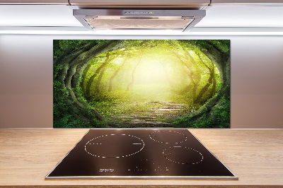 Panel do kuchyně Tunel ze stromů
