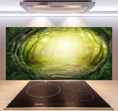 Panel do kuchyně Tunel ze stromů