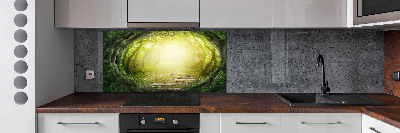 Panel do kuchyně Tunel ze stromů
