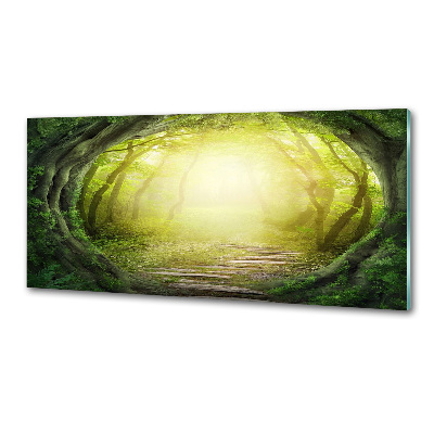 Panel do kuchyně Tunel ze stromů