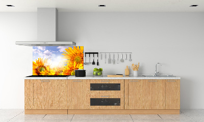 Dekorační panel sklo Slunečníky