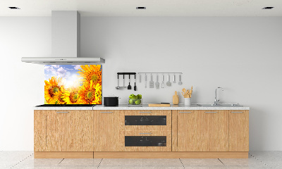 Dekorační panel sklo Slunečníky
