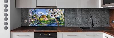 Panel do kuchyně Jarní příroda