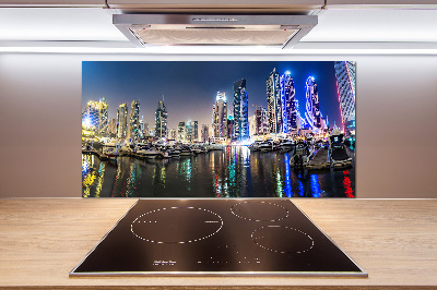 Dekorační panel sklo Noční Dubai