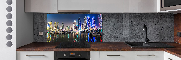 Dekorační panel sklo Noční Dubai
