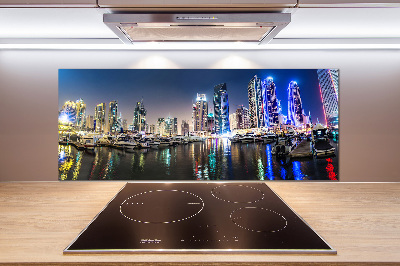 Dekorační panel sklo Noční Dubai