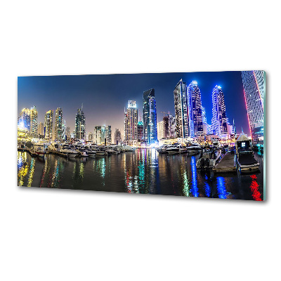 Dekorační panel sklo Noční Dubai