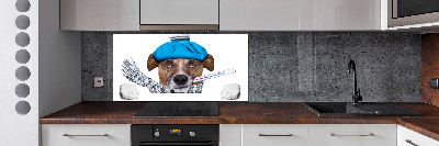 Dekorační panel sklo Nemocný pes