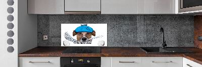 Dekorační panel sklo Nemocný pes