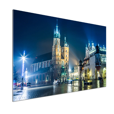 Dekorační panel sklo Krakov noc