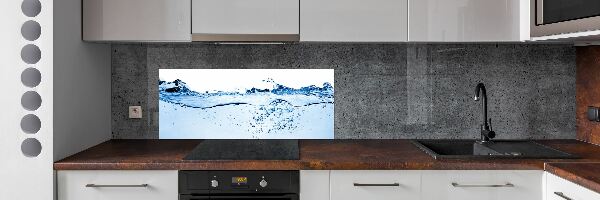 Skleněný panel do kuchyně Voda
