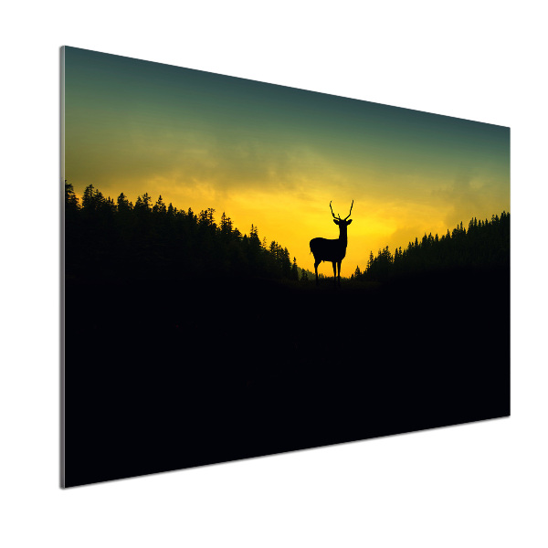 Skleněný panel do kuchyně Jelen
