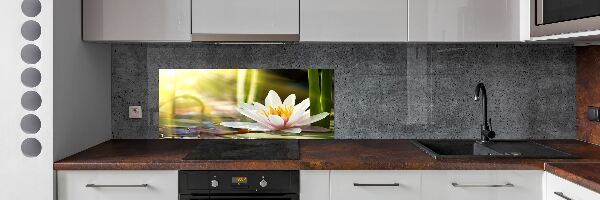 Dekorační panel sklo Vodní lilie